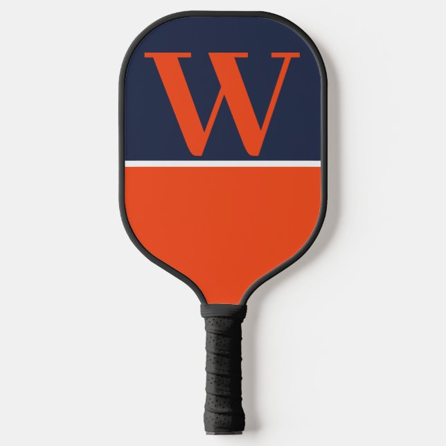 Raquette De Pickleball Pagaie de Pickleball Blue & Orange College (Recto)