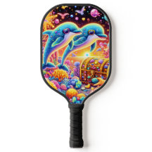 Pagaie de Pickleball colorée