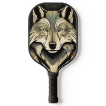 Pagaie de Pickleball Personnalisée Urban Wolf