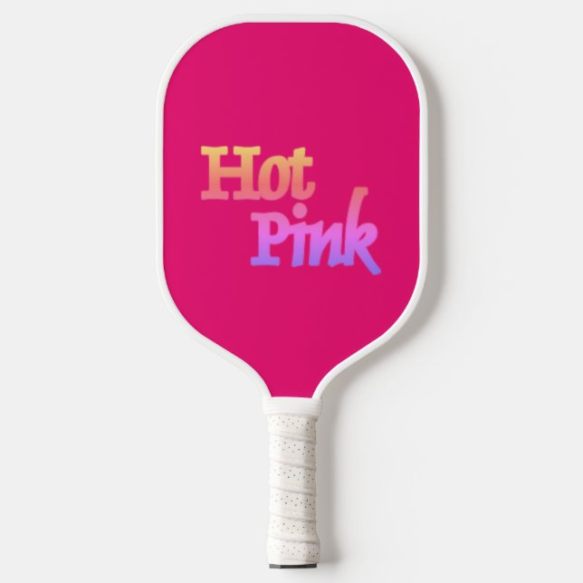 Raquette De Pickleball Pagaie de pickleball rose chaud (Recto)
