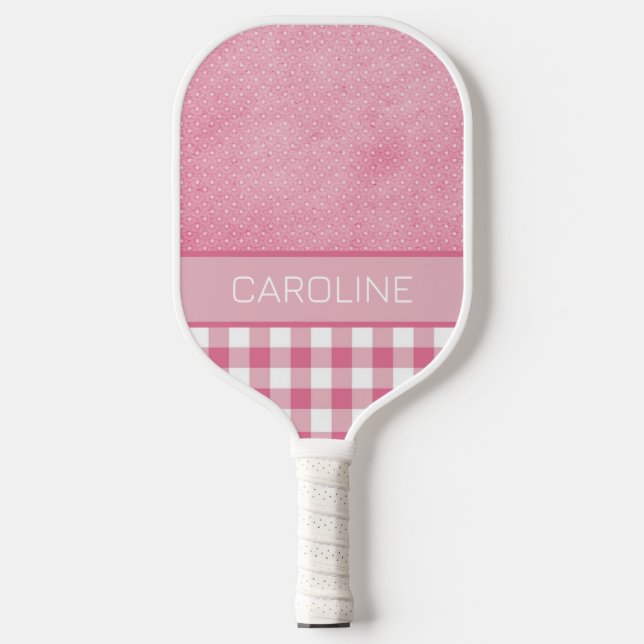 Raquette De Pickleball Pagaie de Pickleball Rose personnalisée (Recto)