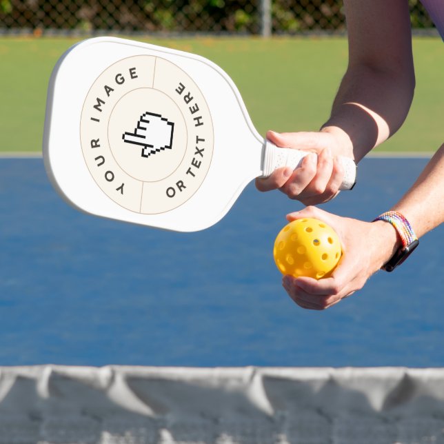 Raquette De Pickleball Pagaie Personnalisée - Blanc (Insitu)