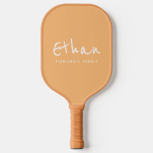 Raquette De Pickleball Pagaie simple couleur bronze avec nom