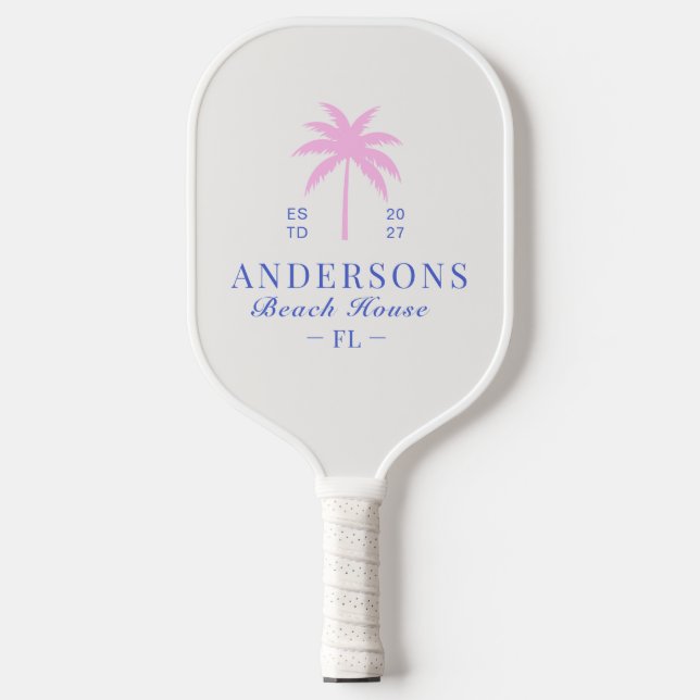 Raquette De Pickleball Palm | Maison de plage | Social Club esthétique, (Recto)