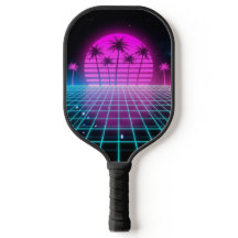 Palmiers électriques néon Rétro Vaporwave Pickleb