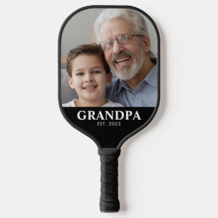 Raquette De Pickleball Papiers de Grand-Père Établis la Fête des Grands-P