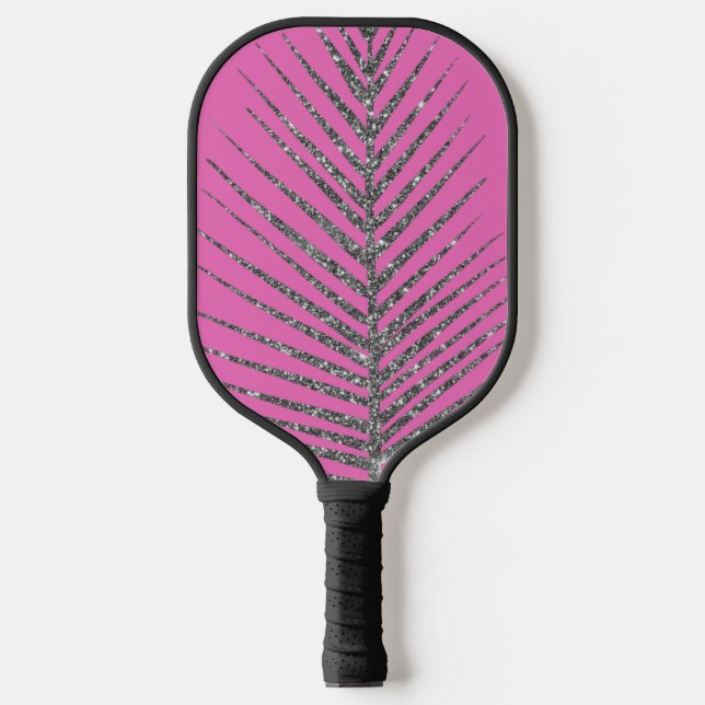 Raquette De Pickleball Parties scintillant rose étincelante (Recto)