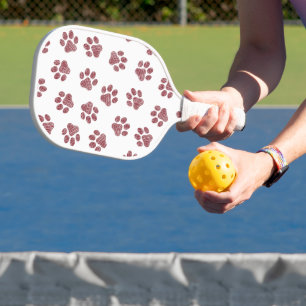 Raquette De Pickleball Patrouilles de Doodle, Paws de Chien, Paws De Bour