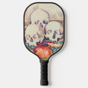Raquette De Pickleball Paul Cezanne - Aquarelle à trois crânes