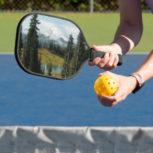 Raquette De Pickleball Paysage du Mont pittoresque Rainier Photo