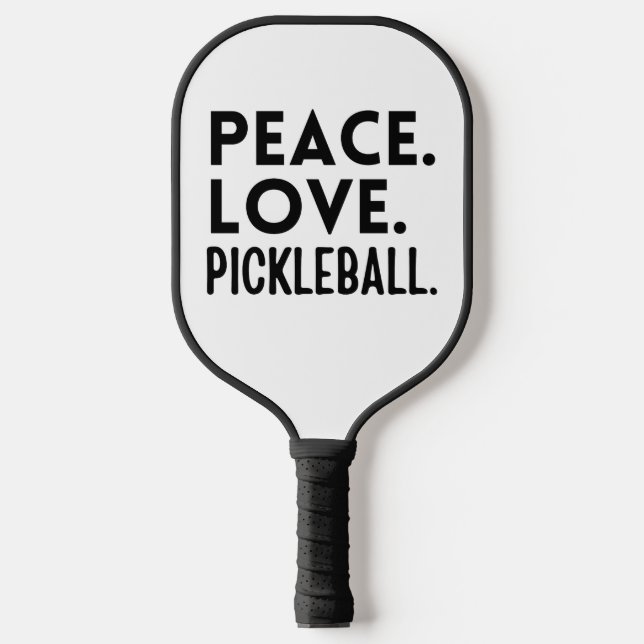 Raquette De Pickleball Peace Love Pickleball (Recto)
