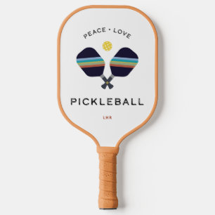 Raquette De Pickleball Peace Love Pickleball Custom Pickleball Paddle