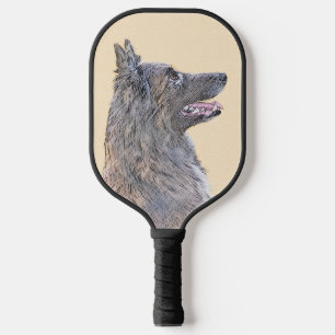Raquette De Pickleball Peinture belge Tervuren - Cute Original Chien Art
