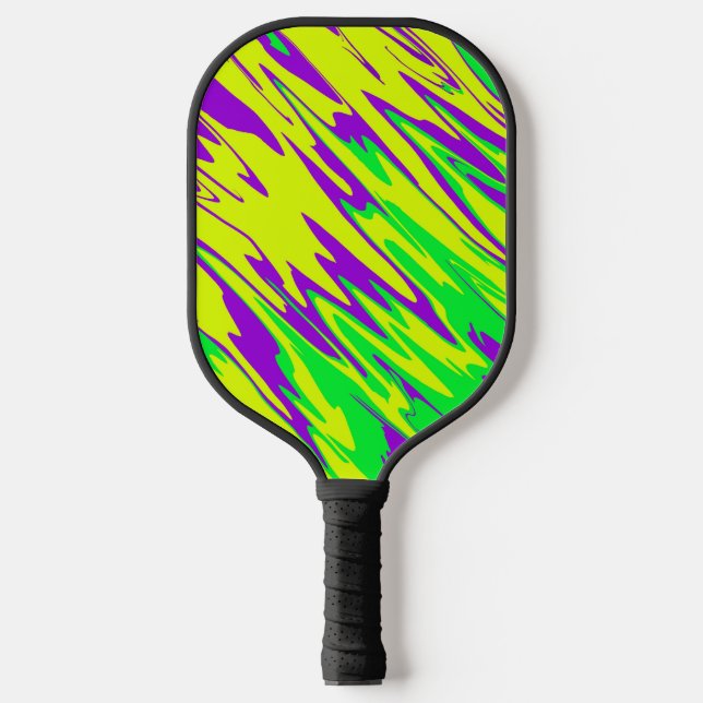 Raquette De Pickleball Peinture de pulvérisation Mardi Gras (Recto)
