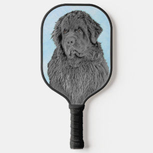 Raquette De Pickleball Peinture de Terre-Neuve - Cute Original Chien Art