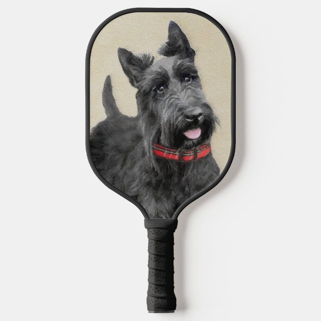 Raquette De Pickleball Peinture écossaise Terrier - Cute Original Chien A (Recto)