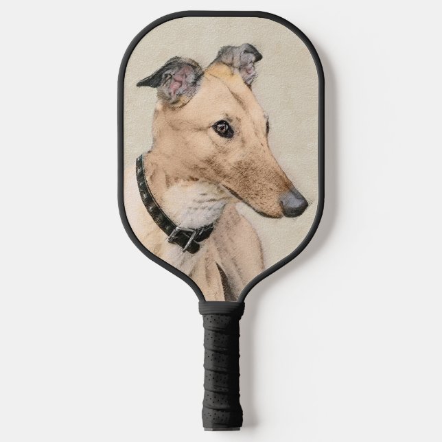 Raquette De Pickleball Peinture Greyhound - Cute Original Chien Art (Recto)