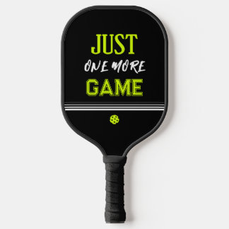 Raquette De Pickleball Personalized Just One More Game Funny