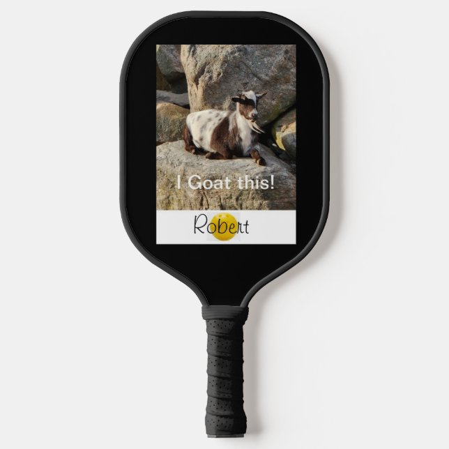 Raquette De Pickleball Personnaliser je chèvre celui-ci (Recto)