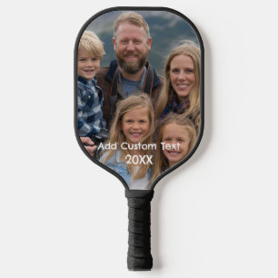 Raquette De Pickleball Personnalisez votre propre photo de famille person