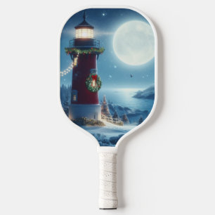 Raquette De Pickleball Phare de Noël nautique