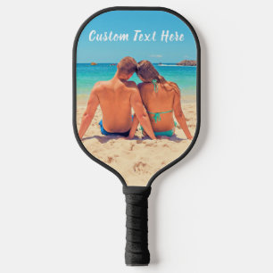 Raquette De Pickleball Photo personnalisée Texte Pickleball Paddle Vos so