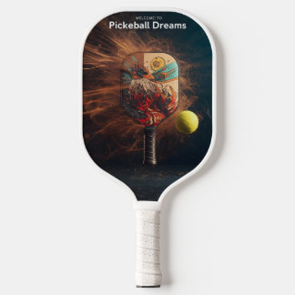 Raquette De Pickleball Pickleball Energy Swirl - Poster de mouvement Abst