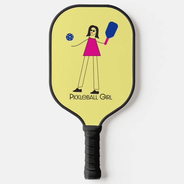 Raquette De Pickleball Pickleball fille Amour amusant (Recto)