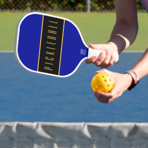 Raquette De Pickleball PICKLEBALL Gras Raffiné Marine Rouge Noir rayures