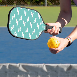 Raquette De Pickleball Pickleball Jouer Dachshund Bleu clair