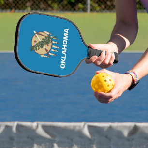 Raquette De Pickleball Pickleball Paddle avec le drapeau de l'Oklahoma, U