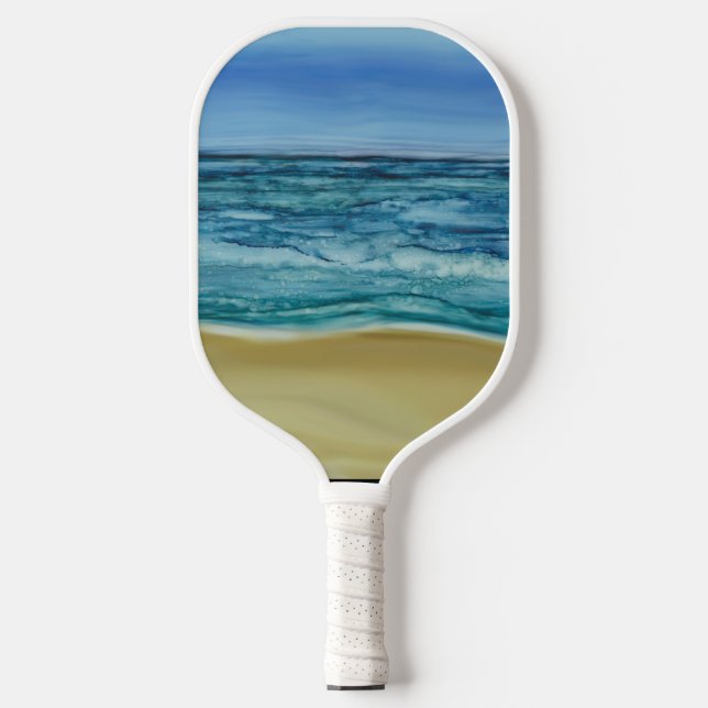 Raquette De Pickleball Pickleball Paddle Beach Scène (Recto)