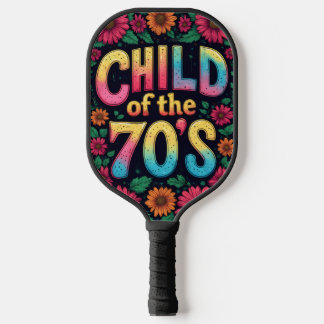 Raquette De Pickleball Pickleball Paddle CHILD OF THE 70'S - Retro Art
