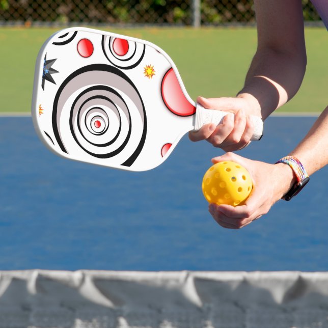 Raquette De Pickleball Pickleball Paddle Cute Abstract  (Insitu)