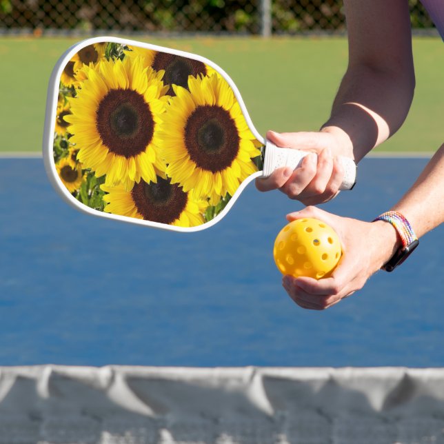 Raquette De Pickleball Pickleball Paddle Cute Floral Sunflower  (Insitu)