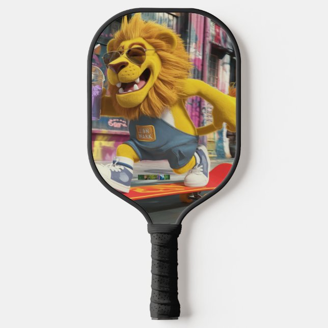 Raquette De Pickleball Pickleball paddle du vrai Leon Marx, sur son sk (Recto)