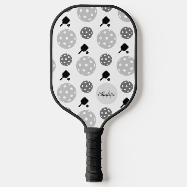 Raquette De Pickleball Pickleball Paddle Racket Ball Monogramme Enfants N (Recto)