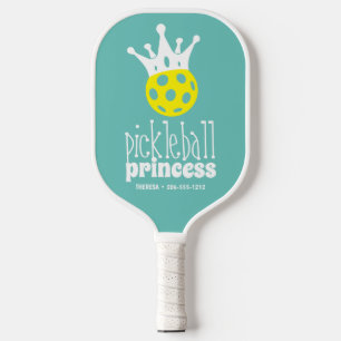 Raquette De Pickleball Pickleball Princess Cute Aqua Turquoise