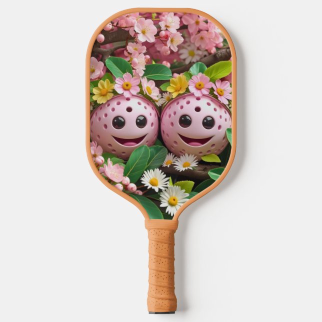 Raquette De Pickleball Pickleball Spring Blossoms - Paddle Fraîche (Recto)