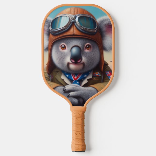 Raquette De Pickleball Pilote d'avion Koala (Recto)