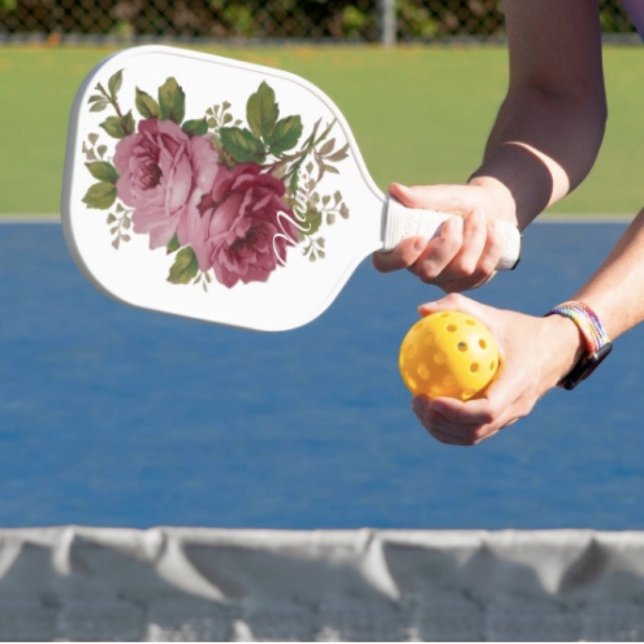 Raquette De Pickleball Pink Rose Elegance  (Serve up fun with this pickleball racket—perfect for active people. 
)