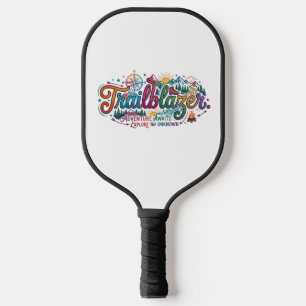 Raquette De Pickleball Pionnier – Graphisme d'aventure en plein air et de