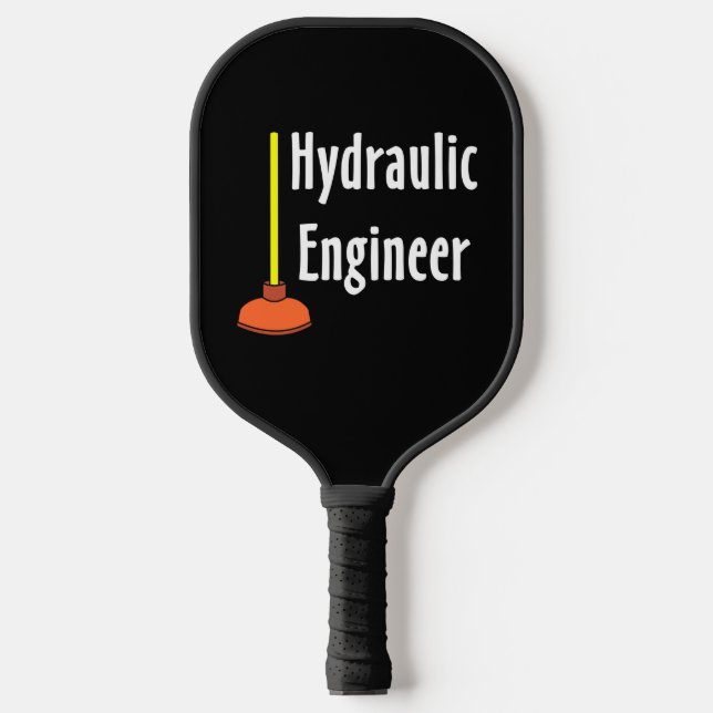 Raquette De Pickleball Plongeur de toilettes de l'ingénieur hydraulique (Recto)