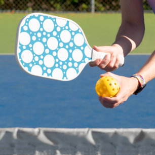 Raquette De Pickleball Point Polka bleu clair