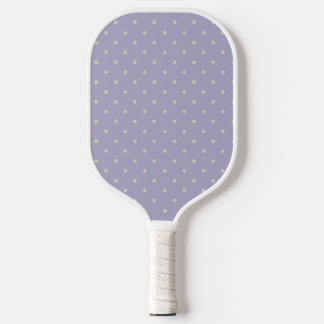 Raquette De Pickleball Polka Dots Lavender Cream Polka Pattern