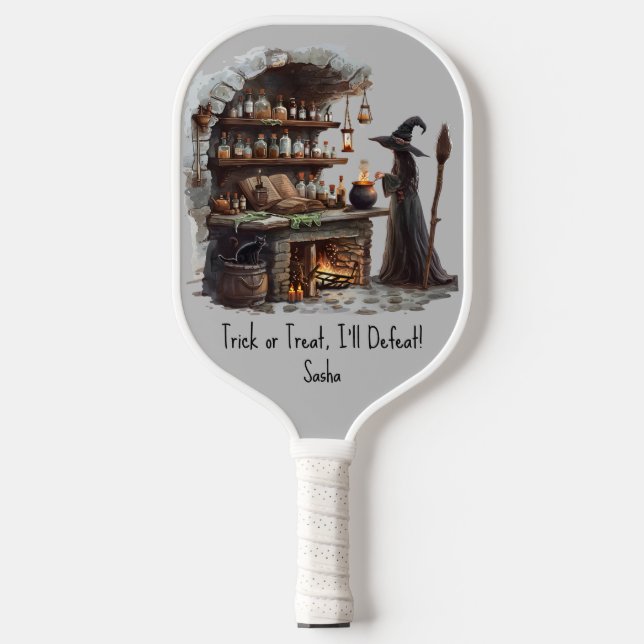 Raquette De Pickleball Potions de sorcière d'Halloween éffrayant apotheca (Recto)