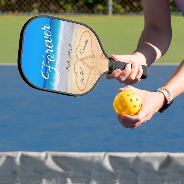 Raquette De Pickleball Pour l'instant | Coeurs à Sand Beach (Insitu)