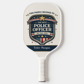 Raquette de Pickleball pour Policier Personnalisée