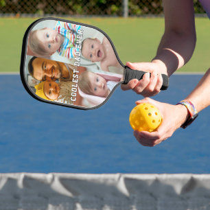 Raquette De Pickleball Première Fête des Pères Papa le Plus Cool Bébé Pho