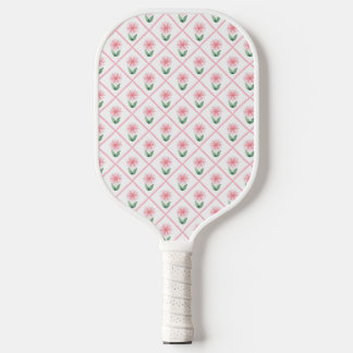 Raquette De Pickleball Preppy floral trellis grandmillenial